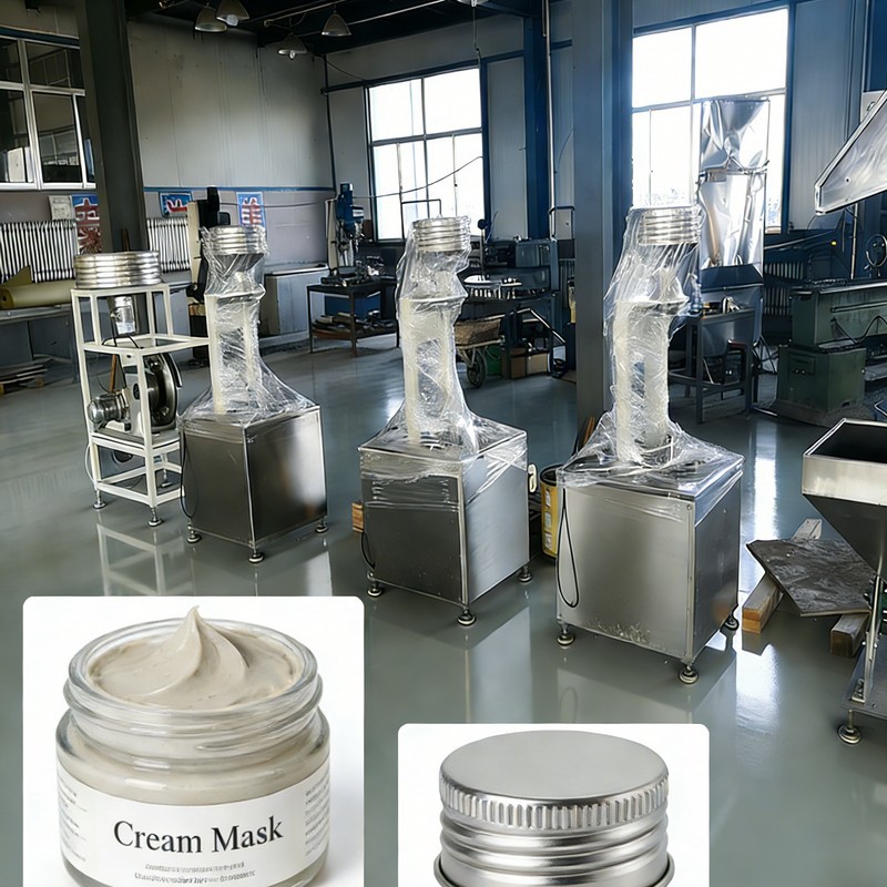 Γραμμή παραγωγής Cream Mask Threaded Cap