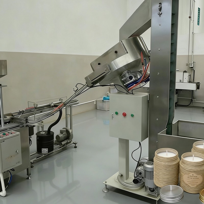 Γραμμή παραγωγής με κλωστή κεριού κεριού Plant Blend